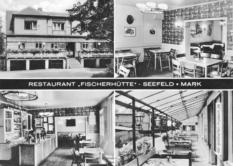 Seefeld (Mark), Restaurant "Zur Fischerhütte" - 1968