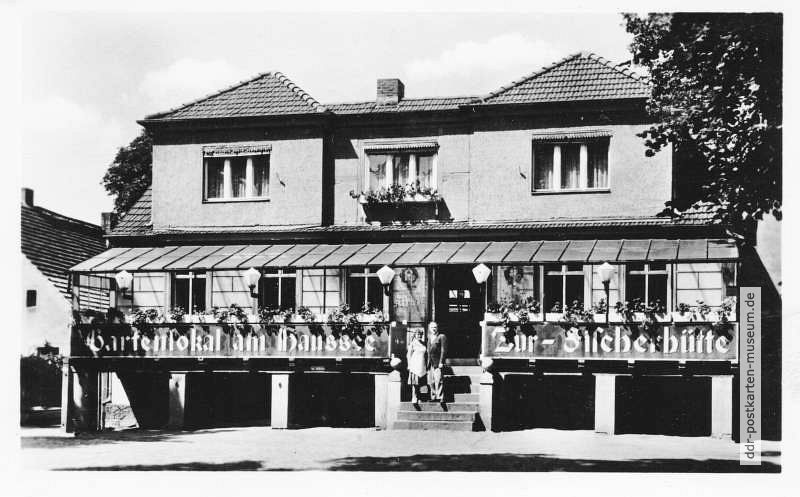 Seefeld (Mark), Restaurant "Zur Fischerhütte" - 1956