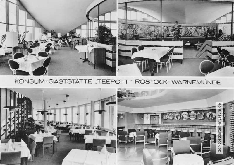 Warnemünde, Konsum-Gaststätte "Teepott" - 1973