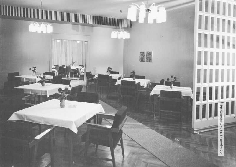 Plauen, HO-Speisegaststätte im "Central-Hotel" -1970