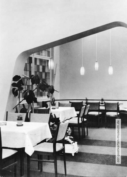 Berlin, Restaurant im Hotel "Hospiz am Bahnhof Friedrichstraße" - 1959