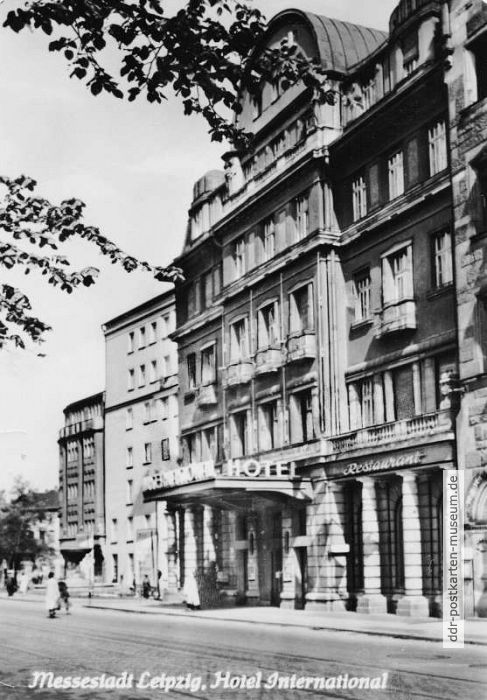 Leipzig, Hotel "International" - 1959