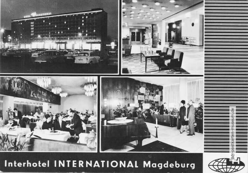 Magdeburg, Interhotel "International" - 1969