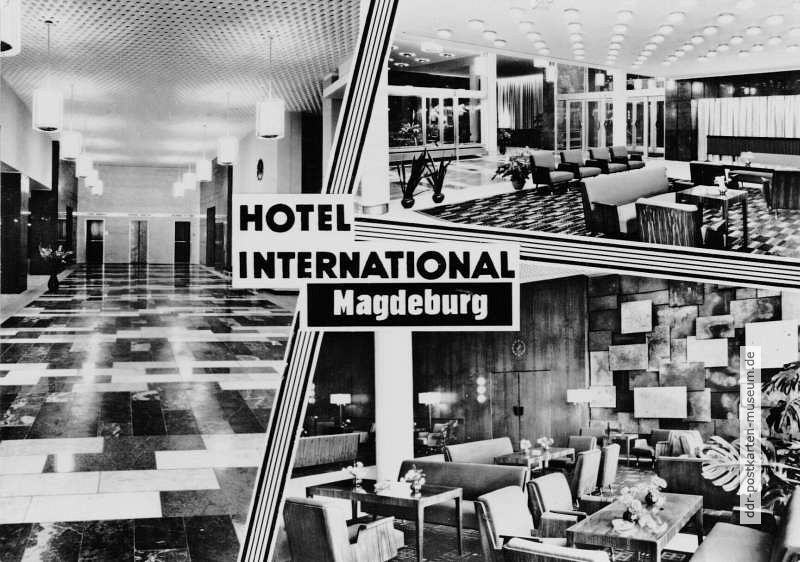 Magdeburg, Hotel "International" - 1963