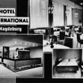 Magdeburg, Hotel "International" mit Rezeption - 1964