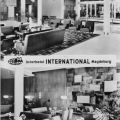Magdeburg, Interhotel "International" mit Empfangshalle - 1972