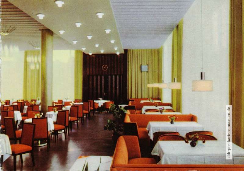 Magdeburg, Hotel "International" mit "Cafe Wien" - 1964