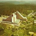 Oberhof, Interhotel "Panorama" aus der Vogelperspektive - 1987