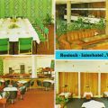 Rostock. Interhotel "Warnow" mit Salon III, Rezeption, Bar "Newa", Restaurant "Malmö" - 1976