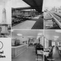Dresden, Motel mit Rezeption, Restaurant und Distanzsäule - 1974