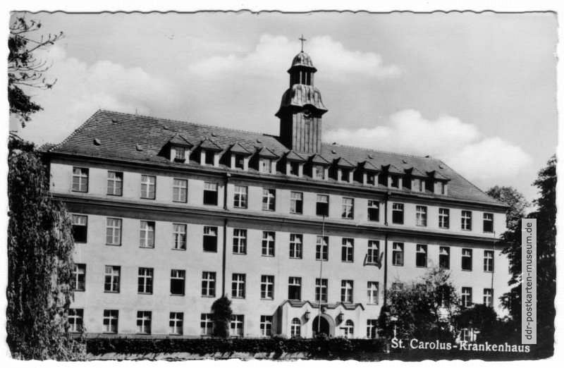 Görlitz-West, St. Carolus-Krankenhaus - 1957
