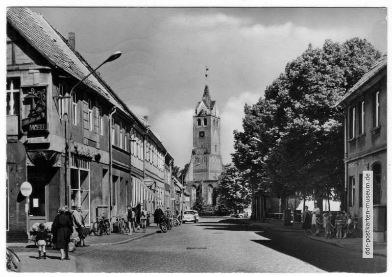 Blick zur Marienkirche - 1967