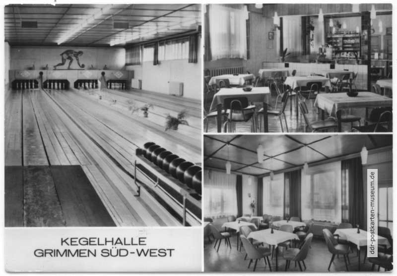 Kegelhalle Grimmen Süd-West - 1972
