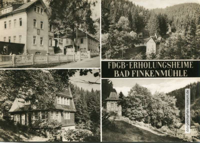 FDGB-Erholungsheime Bad Finkenmühle - 1969