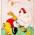"Fröhliche Ostern !", SBZ - 1948