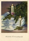 Herzliche Weihnachtsgrüße - 1957