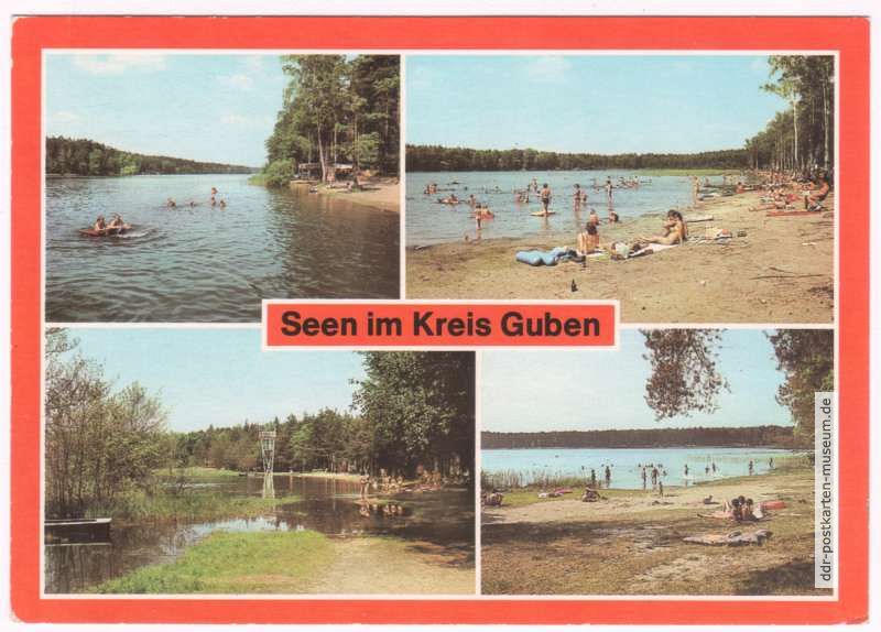 Göhlensee, Deulowitzer See, Pinnower See, Pastlingsee - 1987