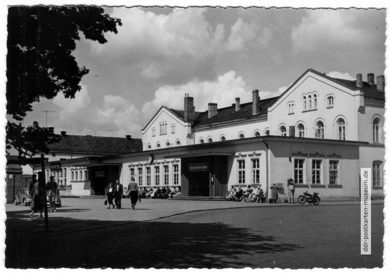 Bahnhof Güstrow - 1961
