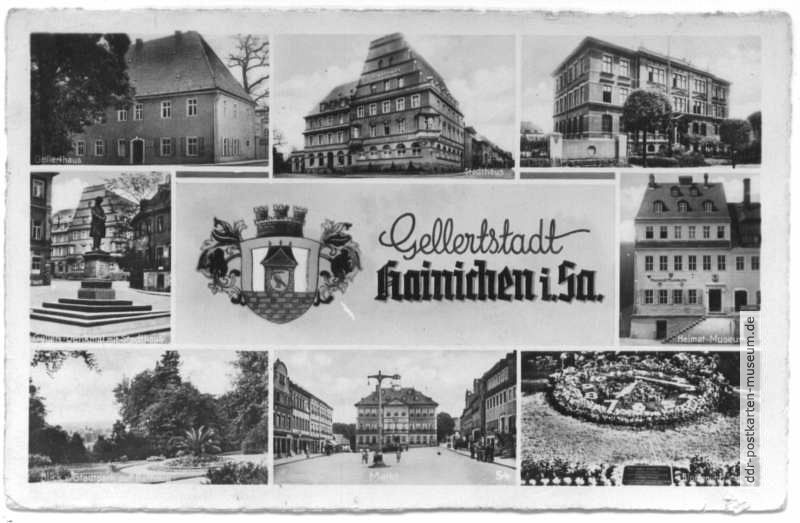 Gellertstadt Hainichen in Sachsen - 1946