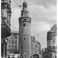 Klement-Gottwald-Straße mit Leipziger Turm - 1957