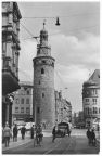 Klement-Gottwald-Straße mit Leipziger Turm - 1957