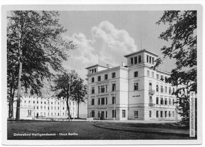 Sanatorium für Werktätige "Haus Berlin" - 1951