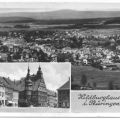 Blick auf Hildburghausen, Rathaus - 1955
