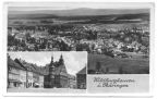 Blick auf Hildburghausen, Rathaus - 1955