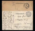 Feldpostkarten von der Heimat an die Front - 1914 / 1915