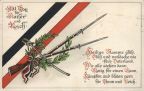 Patriotische Heldenprosa "Mit Gott für Kaiser und Reich" - 1914