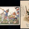 Kriegshumor exorbitant: Kinder spielen Krieg - 1916