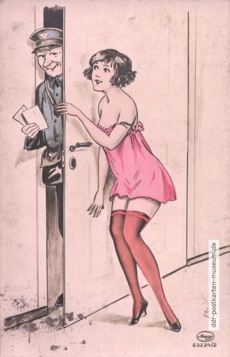 Deutsche Humorkarte der Zwanziger Jahre - 1925 