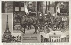 Erinnerungskarte an die Droschkenfahrt des "Eisernen Gustav" nach Paris - 1928