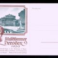 Werbekarte für Musiksommer in Dresden - 1939