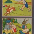 Ostergrußpostkarten mit Druckvermerk für Genehmigung durch Military Government - 1946