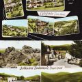 Nachcolorierte Fotopostkarten aus Bodenmais und Egloffstein (BRD) - um 1955