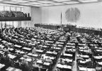 Deutscher Bundestag in Bonn, Bundestagsdebatte im Plenarsaal - 1969