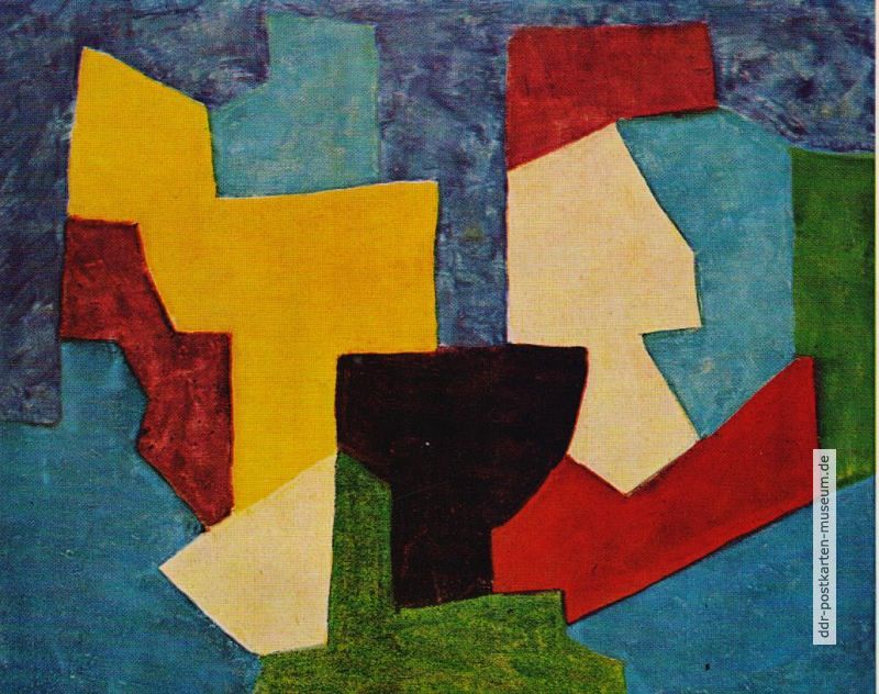 Bruckmanns Bildkarte Nr. 632 - "Komposition 1969" von Sergej Poliakow