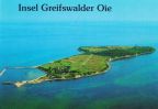 Erste Luftbildpostkarte der Ostseeinsel Greifswalder Oie von 1997