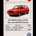 Reklamepostkarte für PKW "Golf GTI" - 2002
