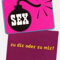 Reklamepostkarten für Sexshop / Wohnungsbau für Studenten