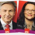 Autogramm-Postkarten der SPD mit Klaus Wowereit und Andrea Nahles - 2010