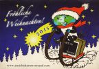 Weihnachtsgrußpostkarte der eBay-Kartenhändler Bartko & Reher (Berlin) von 2014