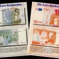 Ansichtskarten mit den neuen Euro-Banknoten - 1999