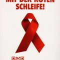 Reklamepostkarte für den "Welt-Aids-Tag" am 1.12.2009