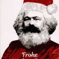 Weihnachtspostkarte mit Bildnis von Karl Marx - 2018