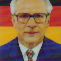 Neues Wackelbild mit Bildnis des DDR-Staatratsvorsitzenden Erich Honecker - 2022