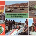 Sachsenring mit Siegerehrung, Queckenbergkurve, Trabant-Tourenwagen, Heiner Lindner - 1983
