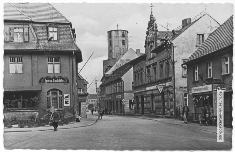 Blick in die Kirchstraße - 1958
