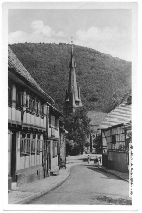 Obertor mit Blick zur Kirche und Georgplatz - 1958